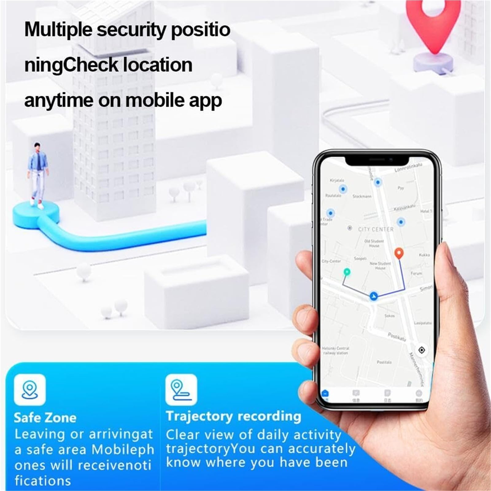 Mothdust Smartwatch Rilevamento Cadute per Anziani GPS Tracker Chiamata Video HD Impermeabile Cardiofrequenzimetro Pressione Promemoria Farmaci per Demenza Alzheimer Genitori