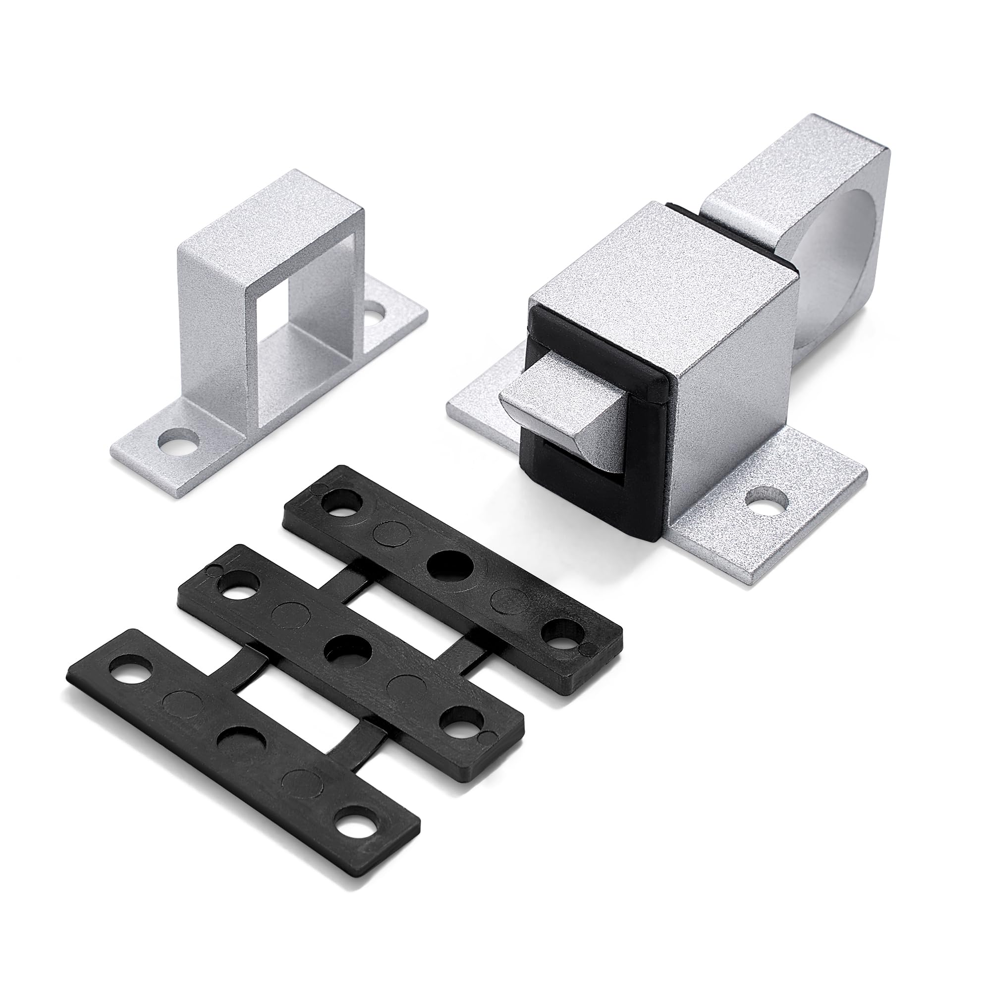 Snapklik.com : INIRET 2 Packs Self-Closing Latches, Silver Spring Door ...