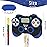 WERNNSAI Video Game Piata - Game Controller Piata Bundle with Blindfold and Bat for Boys Kids Piata Gaming Theme Party Decoration Supplies Pull String Piata for Birthday Party Celebration Blue