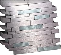 Vista 12 de weimeisc 10 hojas de azulejos despegar y pegar para salpicadero de cocina, azulejos de mosaico autoadhesivos, para pegar en tocadores de baño