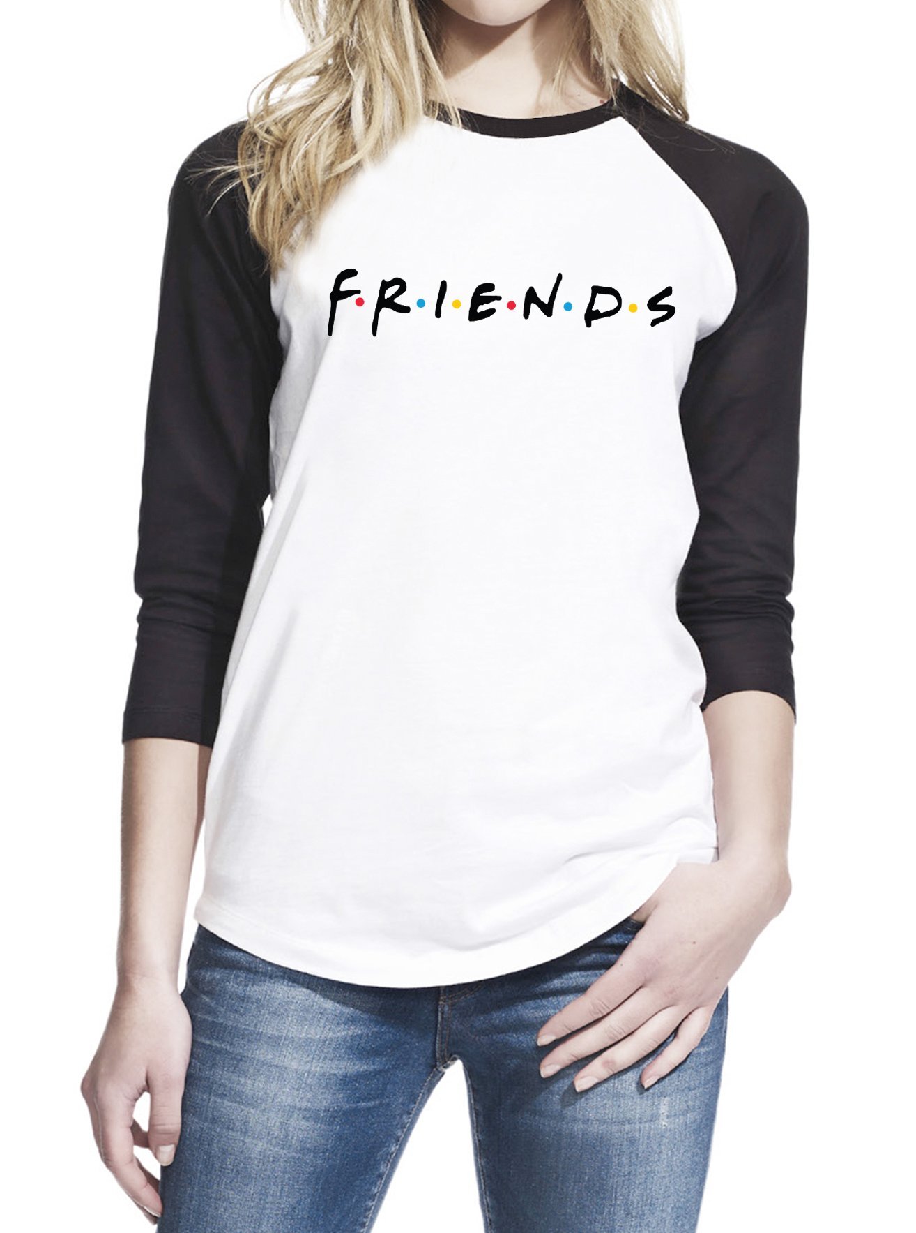 Friends TV Show Series Teen Women Baseball T-Shirt