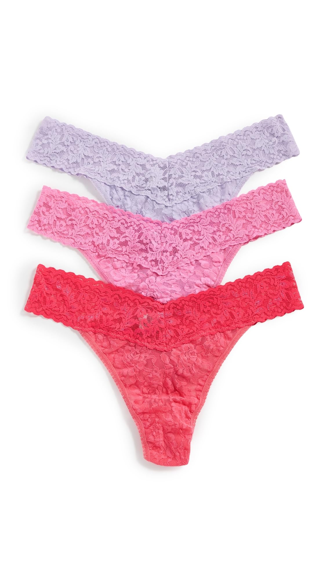 hanky panky Womens 3 Pack Original Rise V-Day Matchbox