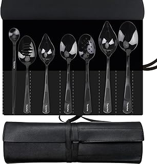 CREATIVECHEF Set of 7 Kitchen Spoons Chef Plating Tools Culi