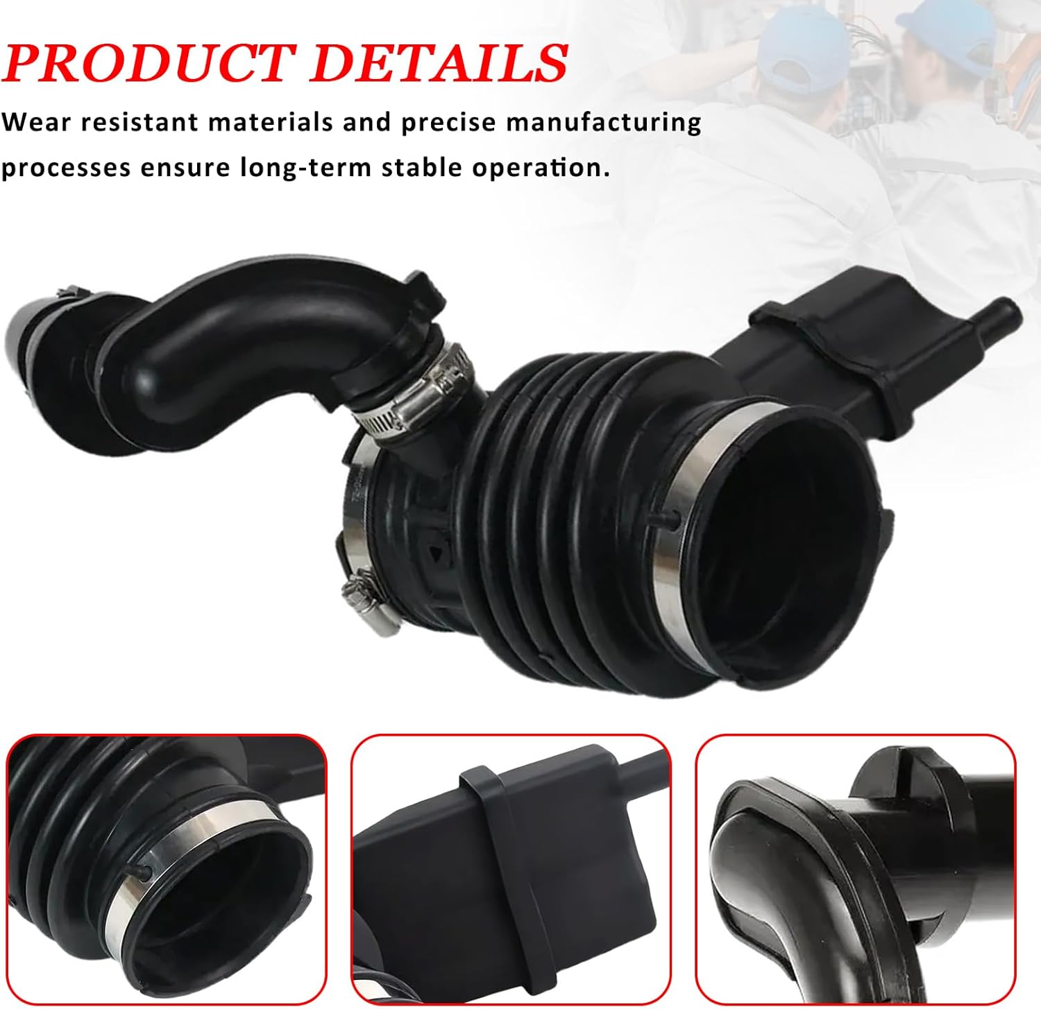 696-169 Engine Air Intake Hose for 2009 2010 2011 2012 2013 2014 2015 Nissan Maxima 3.5L V6, Air Cleaner Intake Hose Replaces 165764RA0A 165769N00C 165769N00D 165769N00E