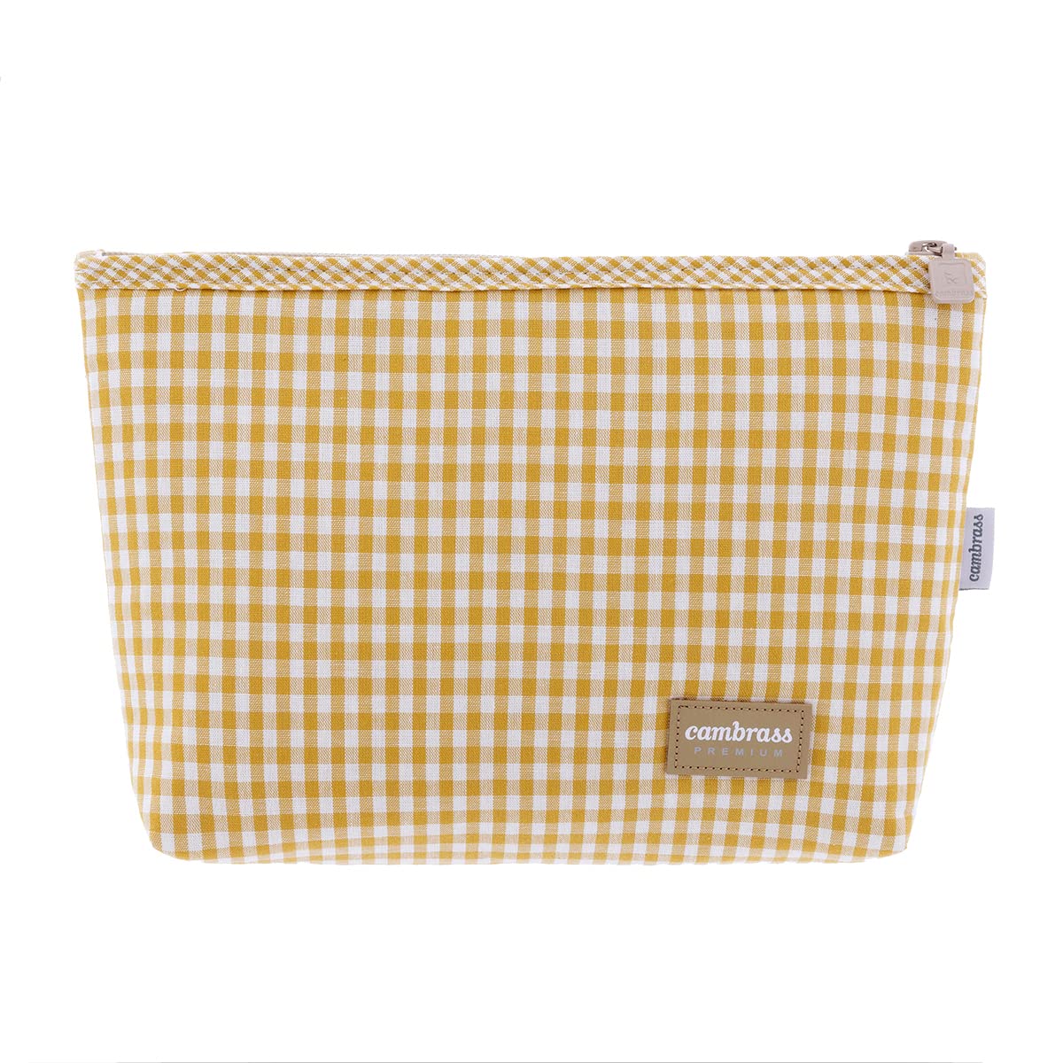 Cambrass Baby Toiletry Bag - Baby Toiletry Bag with Zip - Organiser Bag for Toiletries - Picnic Ochre Toilet Bag - 6 x 28 x 20 cm