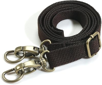 byhands Adjustable Crossbody Bag Strap, Brown, 28.7