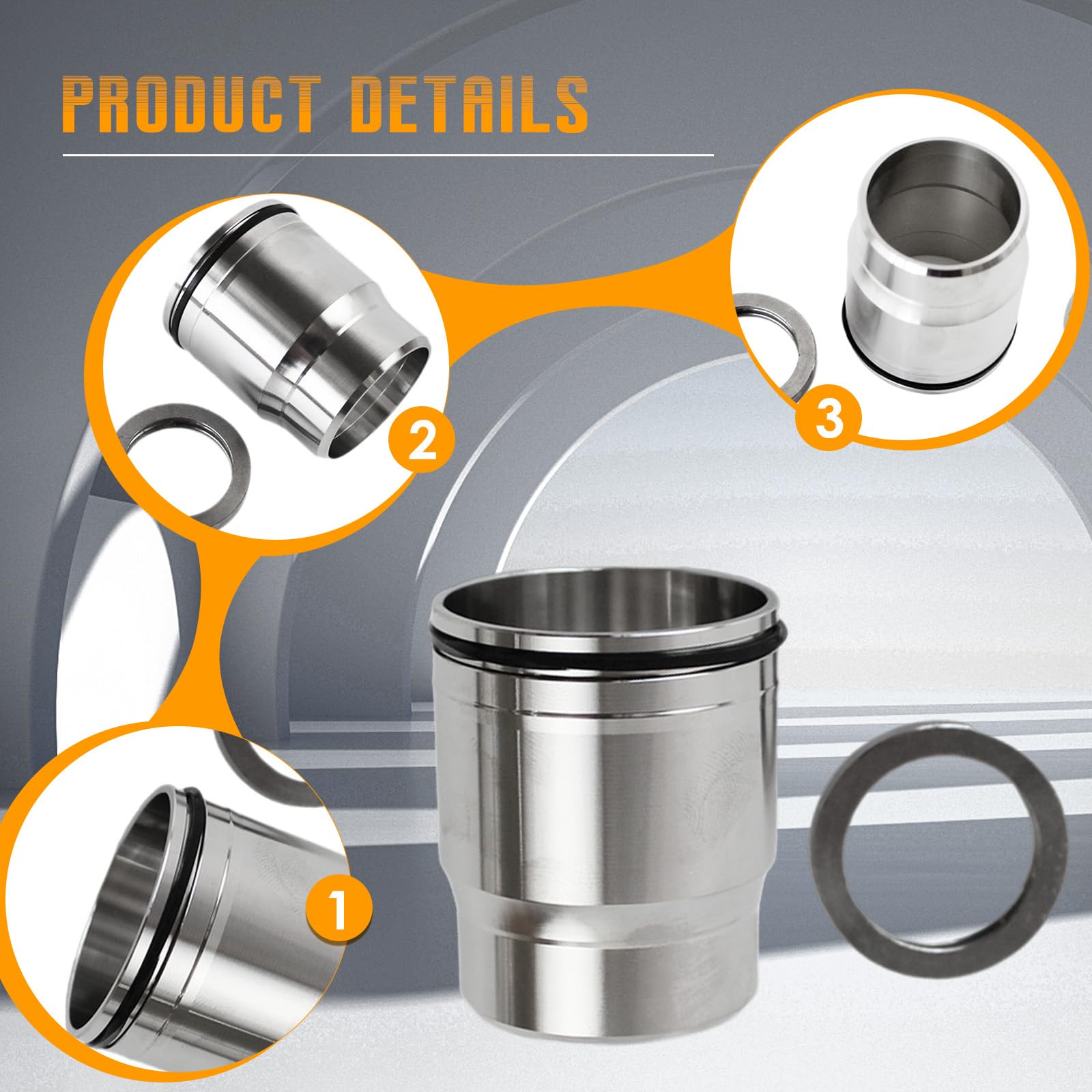 Amazon.com: PANGOLIN 3686961 Fuel Injector Sleeve Kit Cup Tube  