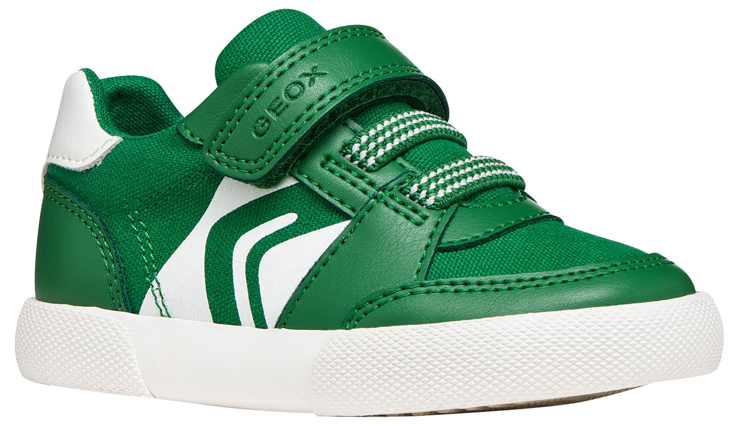 Geox B GISLI Boy A Trainers, Green/White, 26 EU