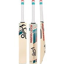 Kookaburra Nickel Pro Players Edition Cricket Bat - Short Handle, Teal/Red