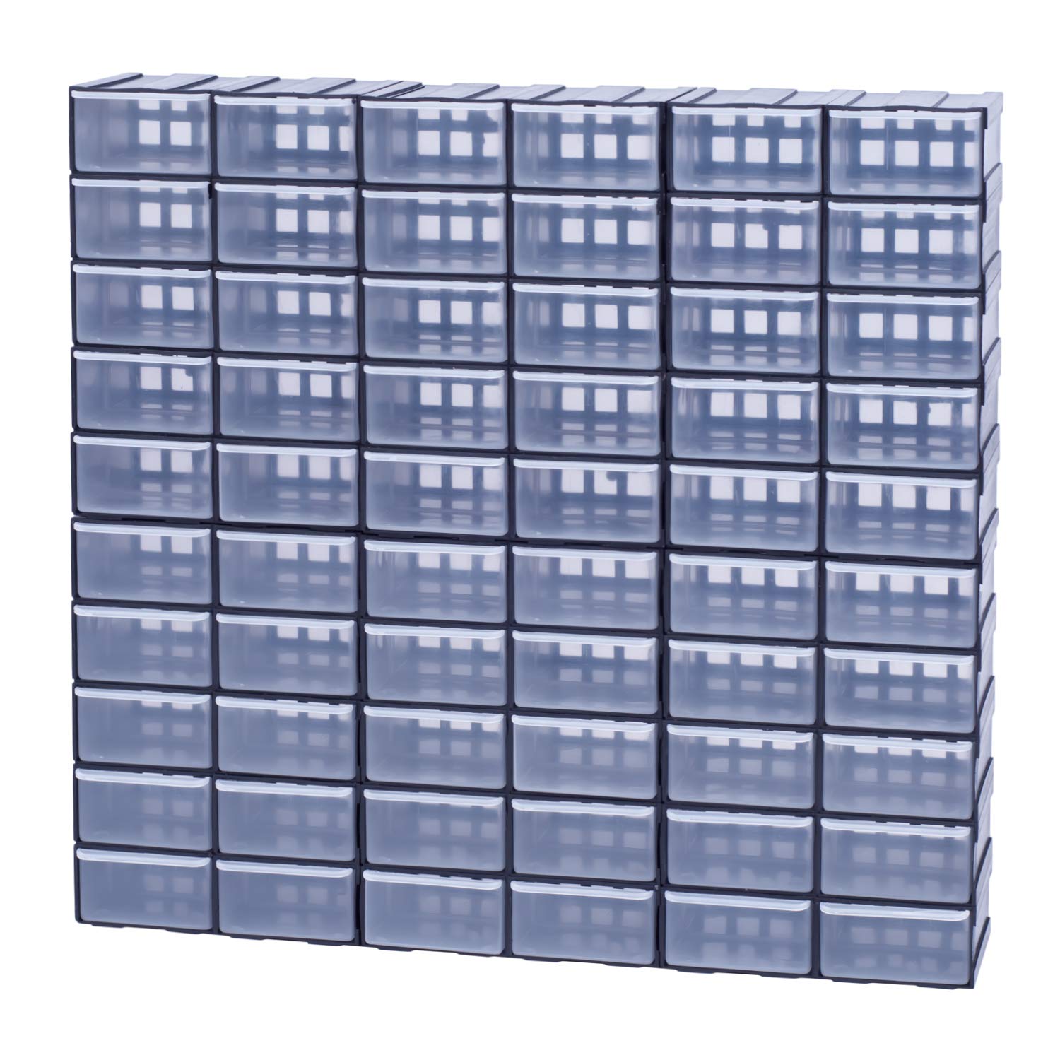 Caja Organizadora con Separadores y Compartimentos, 60 Unidades