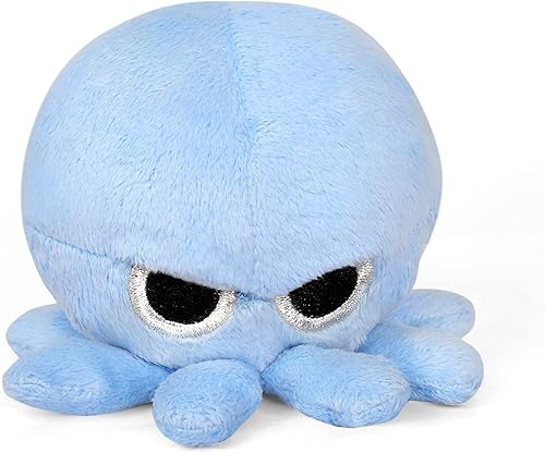 Miniatura 2 de Juguete chirriante de pulpo gruñón para perro, 6 pulgadas, divertido y adorable juguete de peluche, juguete duradero para cachorros, para perros