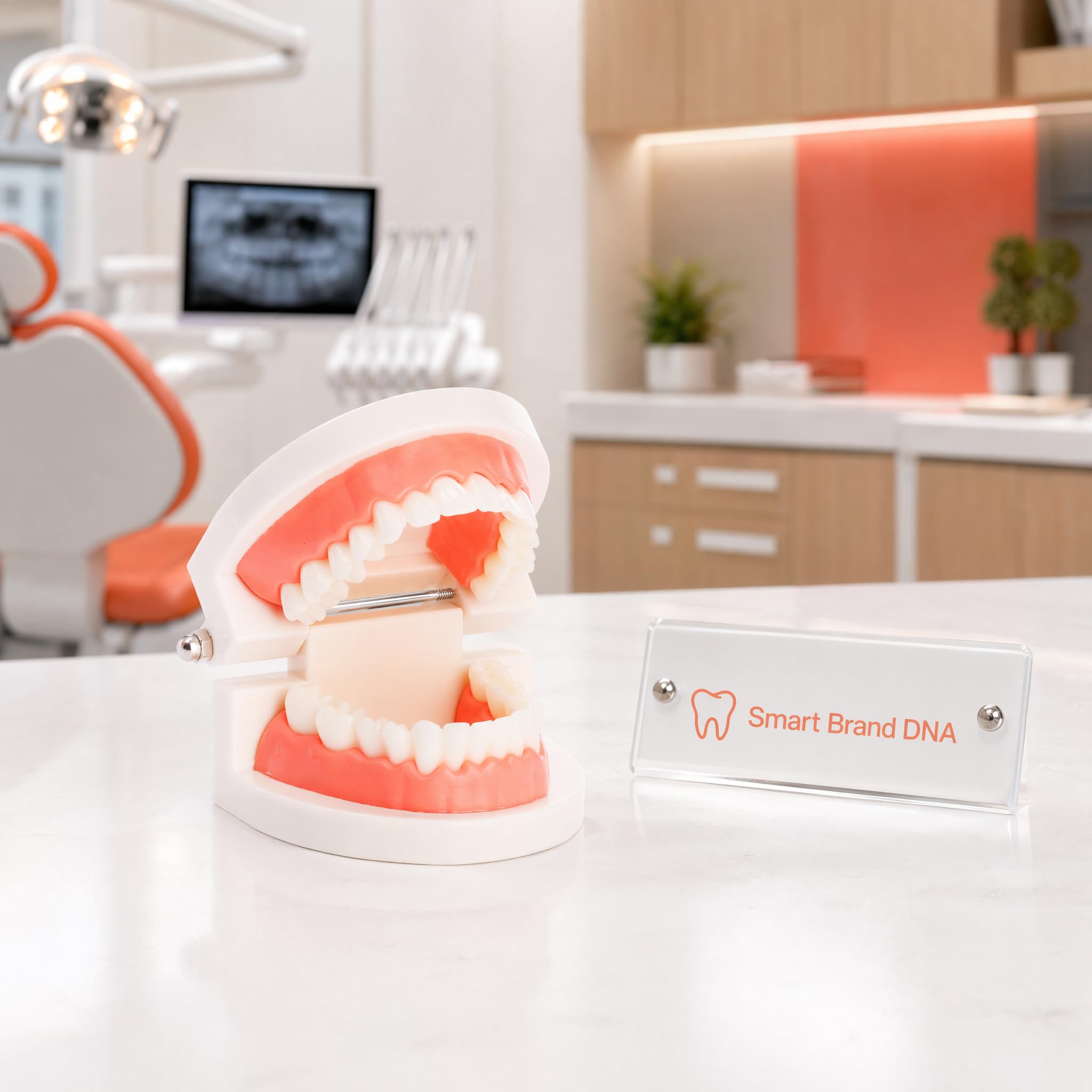 ZENFUN Lot de 6 modèles dentaires de démonstration dentaire pour étudiants, modèle de dents standard, bouche artificielle pour l'enseignement, dentiste, étudiant dentaire, affichage propre