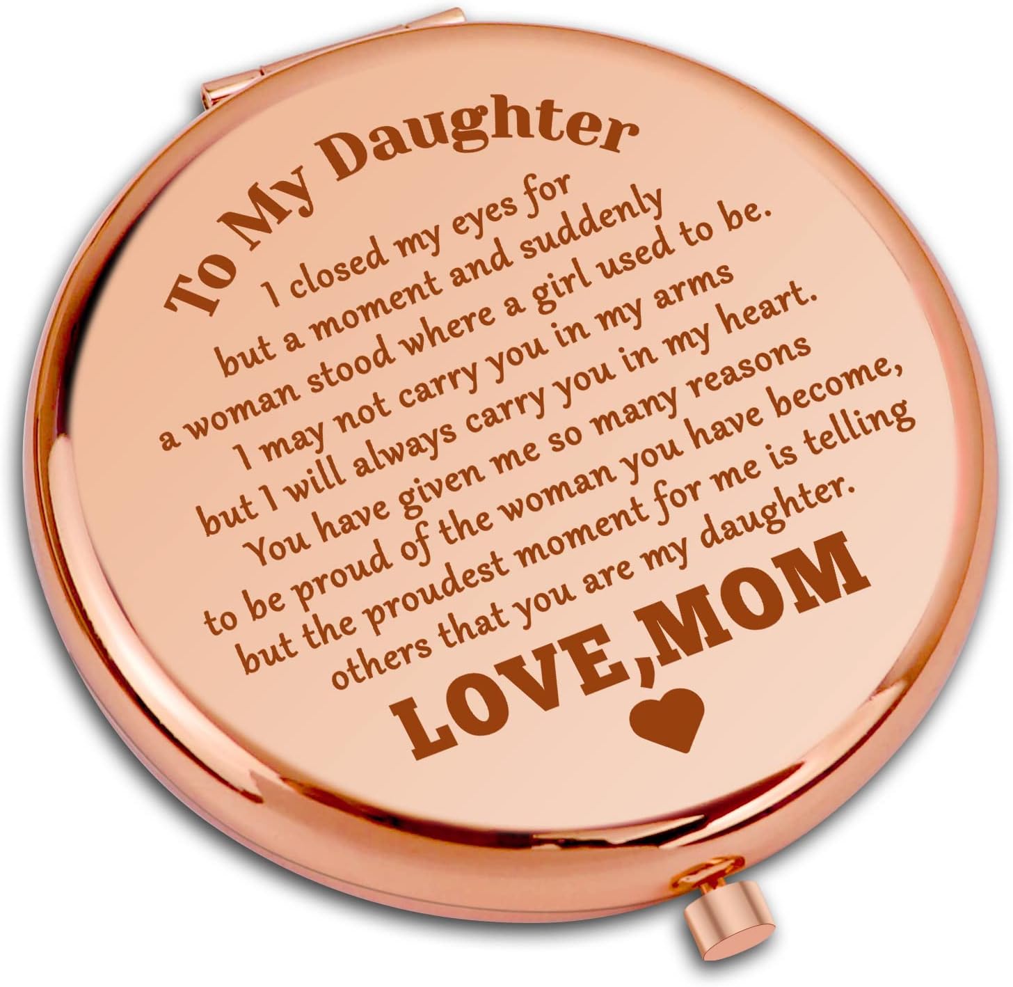 Ximalun Daughter in Law Gifts from Mother in Law Compact Makeup Mirror
