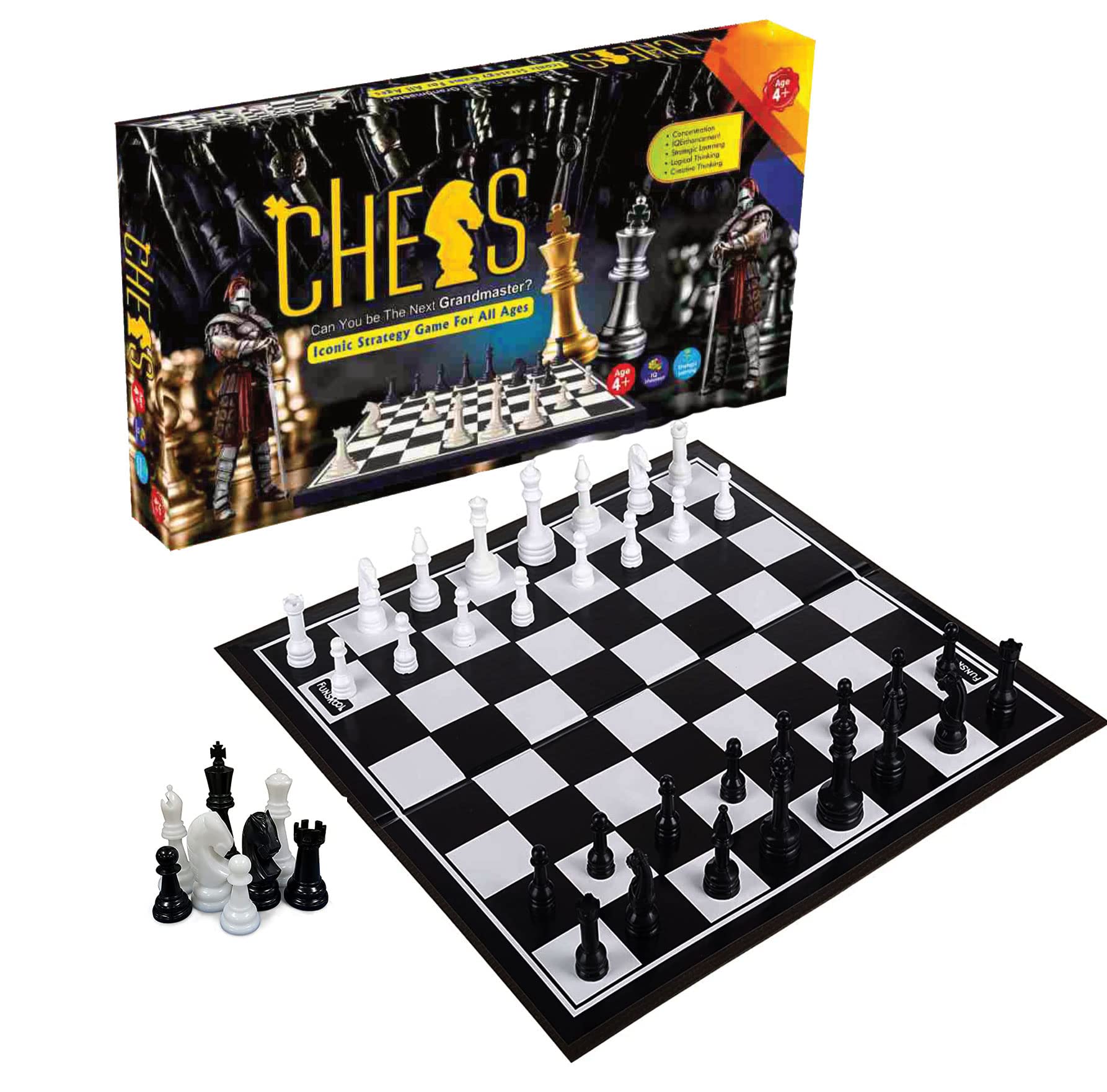 See full amazon price history chart for KOBBET® 13x13 Inch Black and White Chess Board Set,for-All Ages, Foldable Chees Board for All 2 Player Board Game with 1 Chees Board, 16 White Pieces & 16 Black Piece Game for All Chees Game KOBBET® 13x13 Inch Black and White Chess Board Set,for-All Ages, Foldable Chees Board for All 2 Player Board Game with 1 Chees Board, 16 White Pieces & 16 Black Piece Game for All Chees Game (B0C36Z1WSJ) Amazon Price History, Amazon Price Tracker