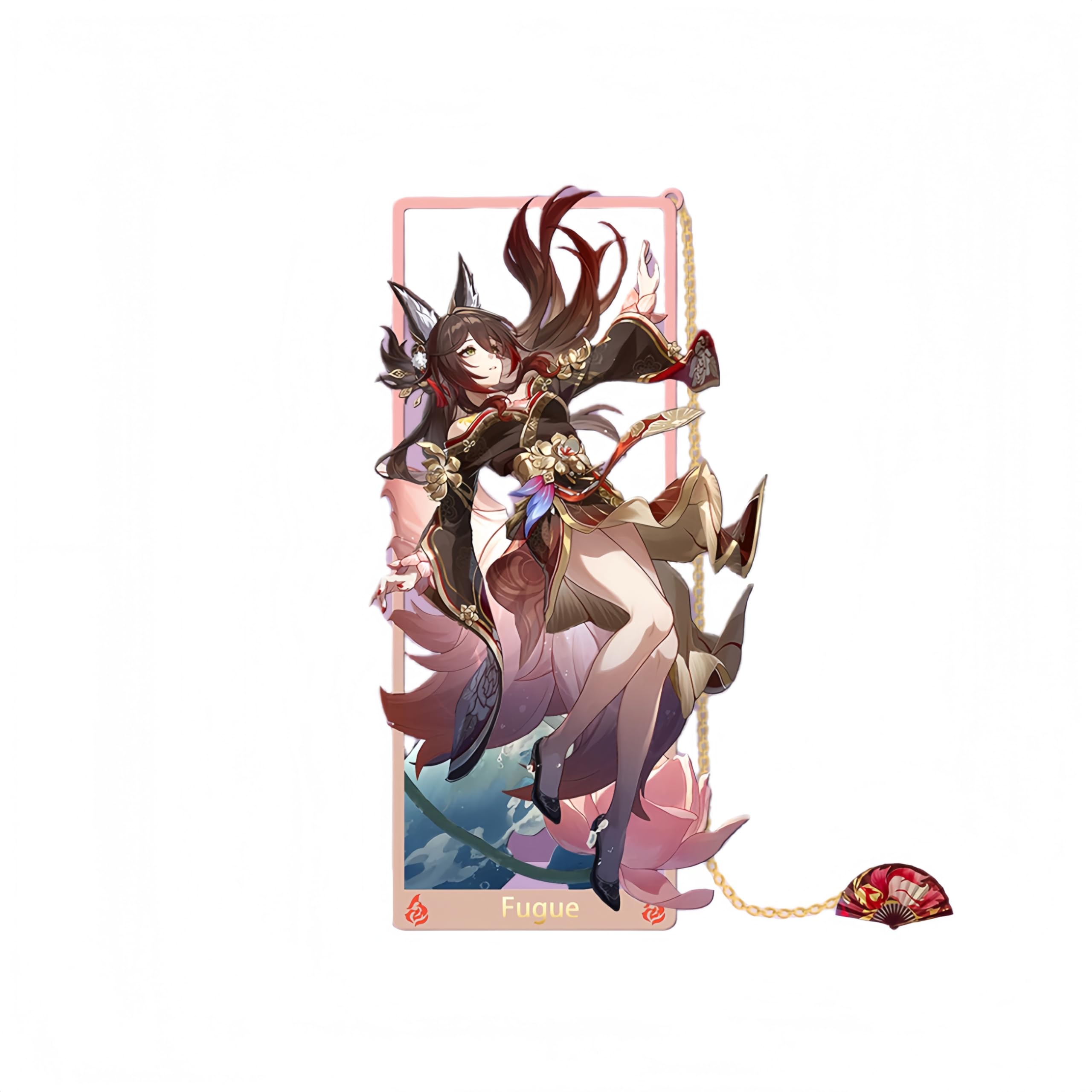 1PC Honkai: Star Rail Figure Metal Bookmark Game Bookmark with Chain Stationery Gift (Fugue) โ image 1
