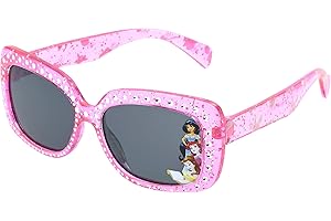 Barbie Sunglasses for Girls 4-6: Princess Sparkle Rectangular Sunglasses