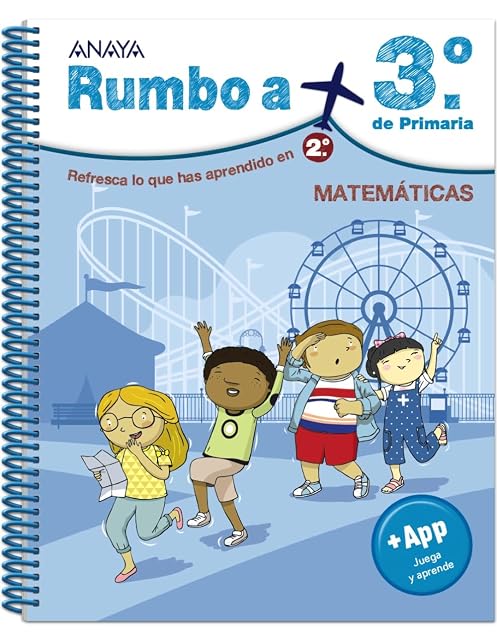 Portada de Vacaciones Rumbo a... Matematicas 3º Educacion Primaria