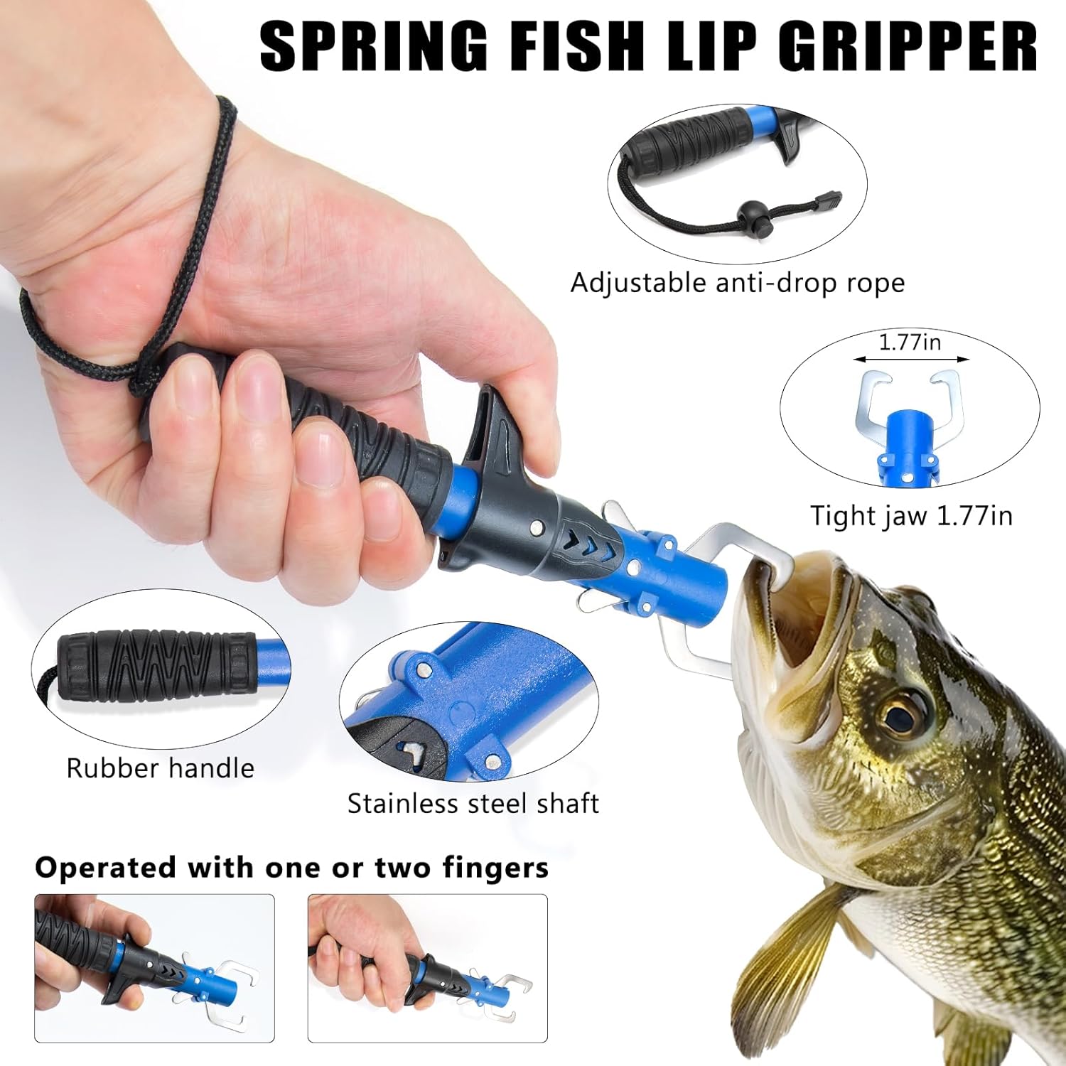 Fishing Tool Kit, 11 Pieces Fishing Gear, Fishing Pliers with Lanyard, Fillet Knife, Fish Lip Gripper, Fly Ice Fishing Hook Extractor, Anti-Cutting Gloves - Image 3