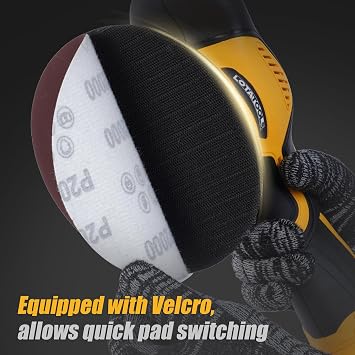 Car Detailing and Polishing Compatible with Dewalt 20V Battery, 5500 RPM Dual-Action Polisher with 8 Variable Speeds -Battery Not Included