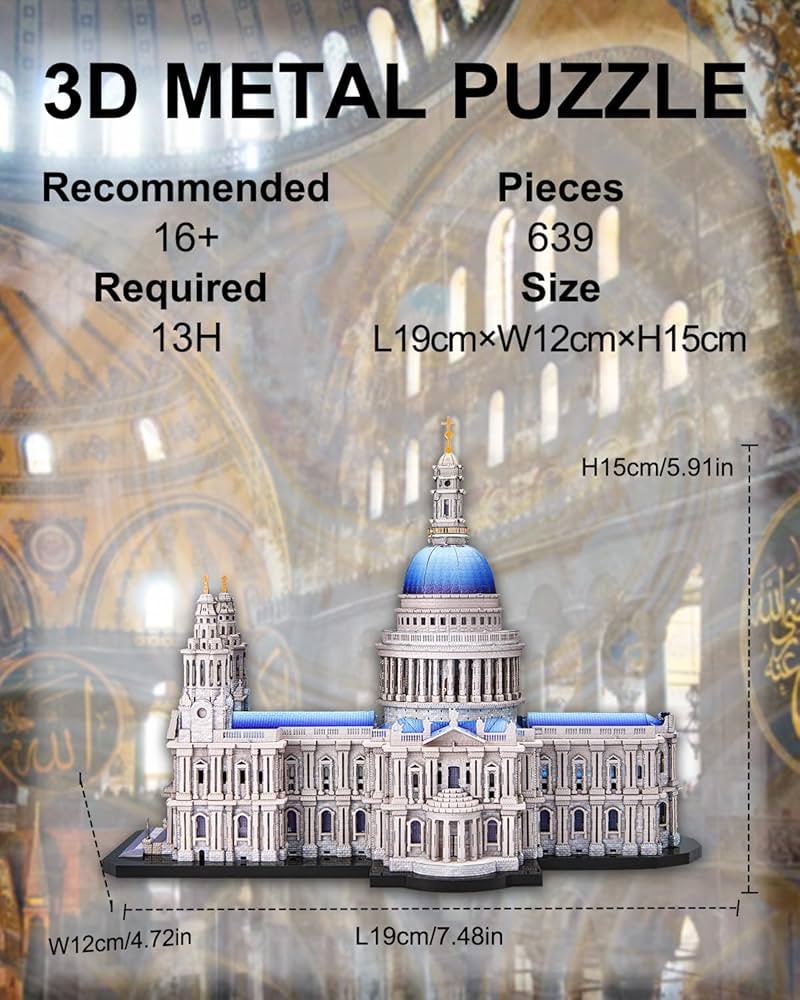 Amazon.com: Piececool 3D Metal Puzzles for Adults, St
