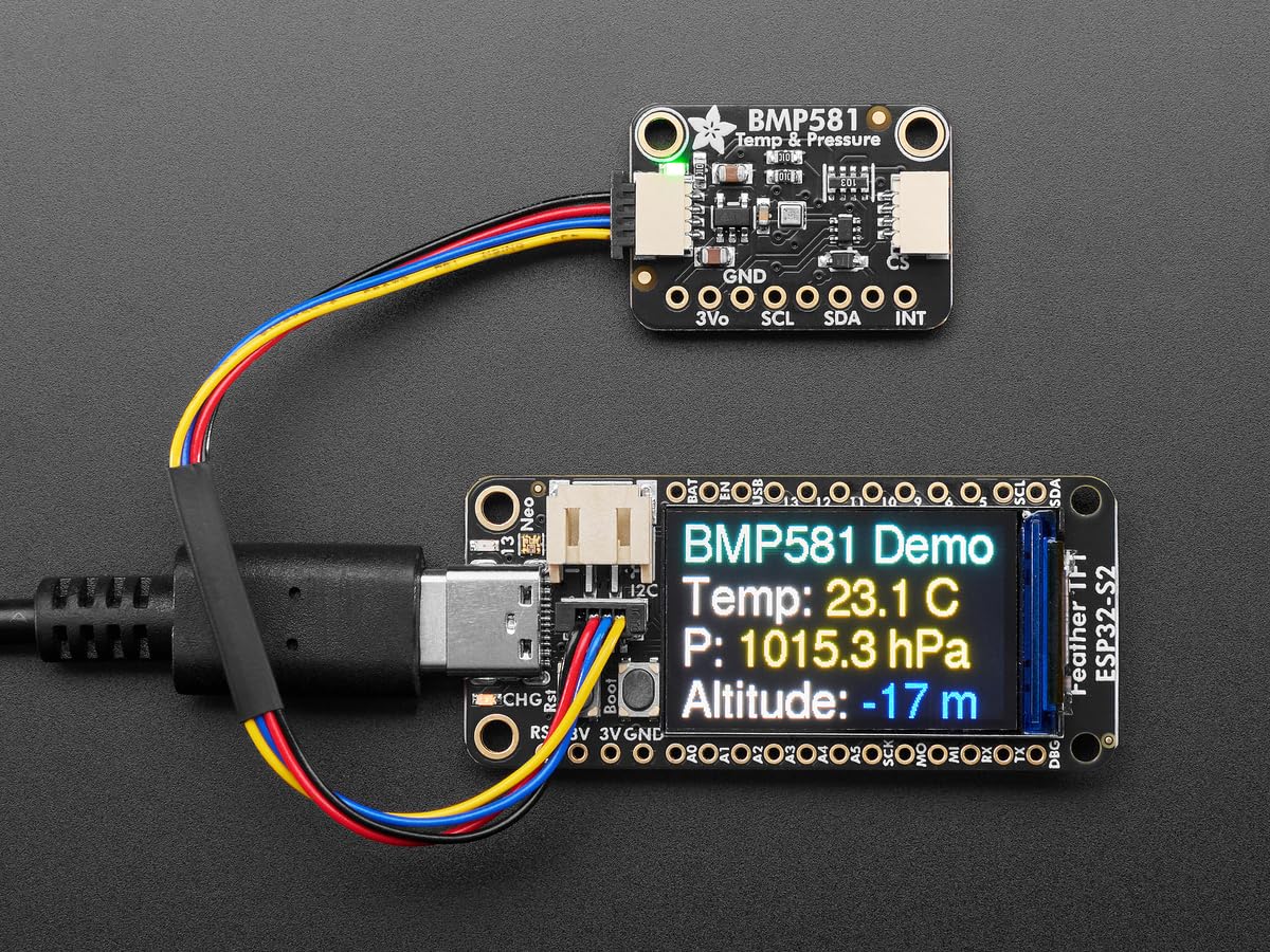 Adafruit STEMMA QT 6407 BMP581 I2C/SPI Capteur de température et de pression atmosphérique