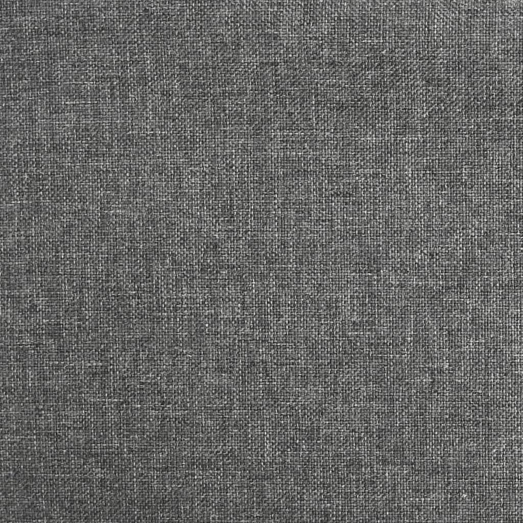 vidaXL Poltrona Alzapersona Massaggiante in Tessuto Grigio Scuro
