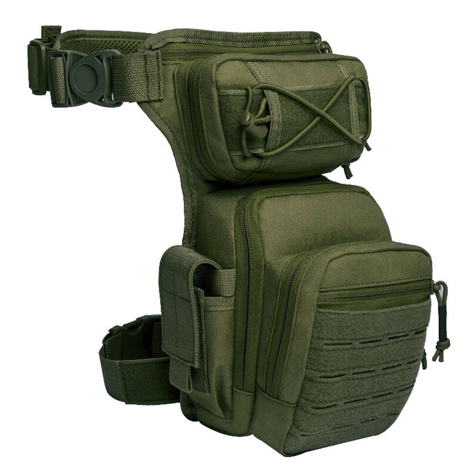 Sac jambe tactique WLXW hommes femmes vert pour chasse et airsoft