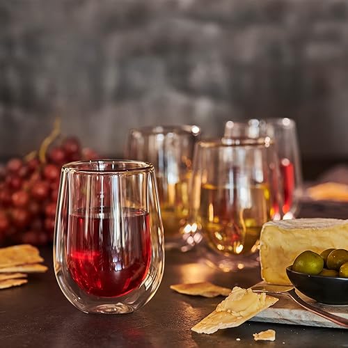 Miniatura 2 de Henckels Cafe Roma - Juego de copas de vino blanco sin tallo (4 piezas)