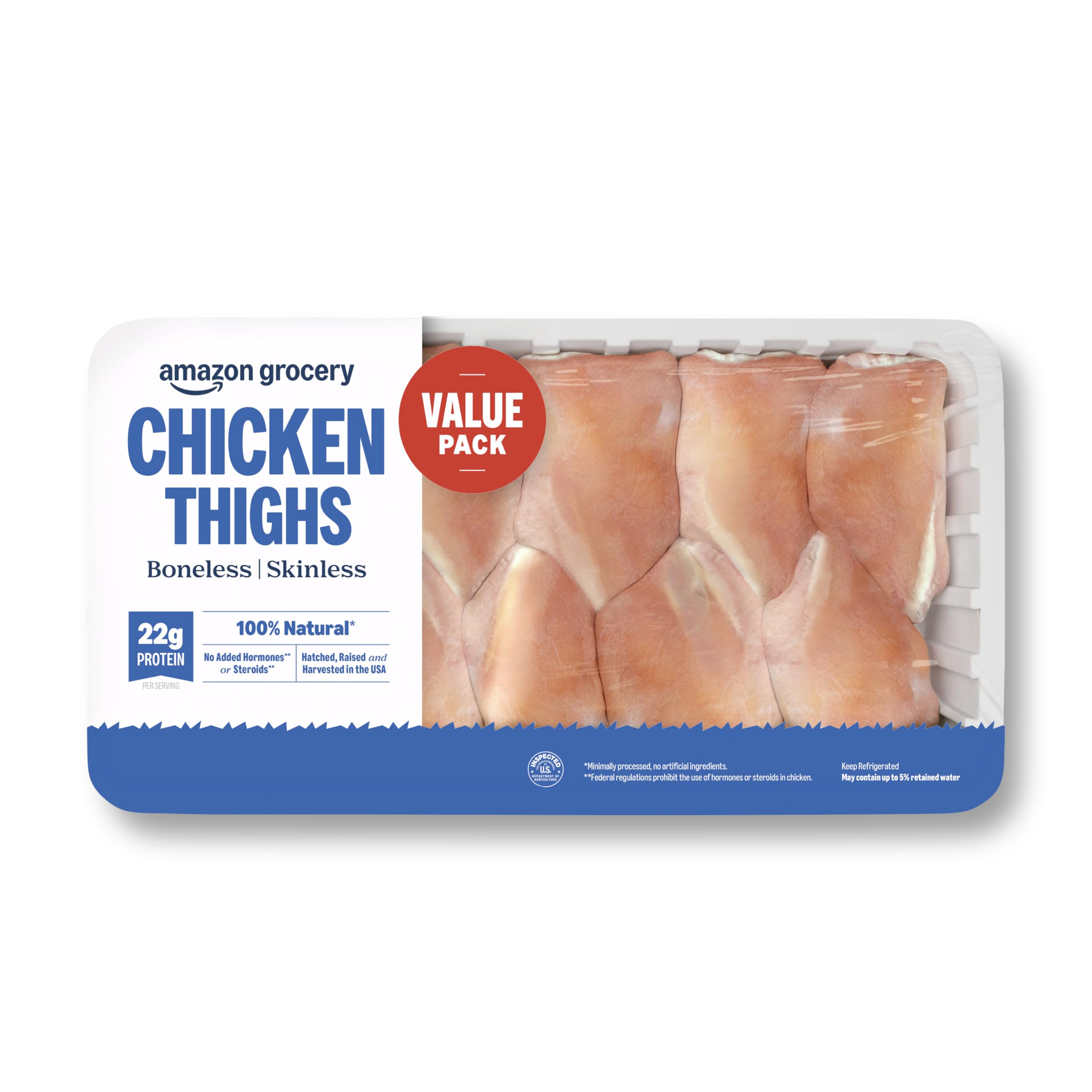 Amazon Grocery Chicken Thighs Value Pack