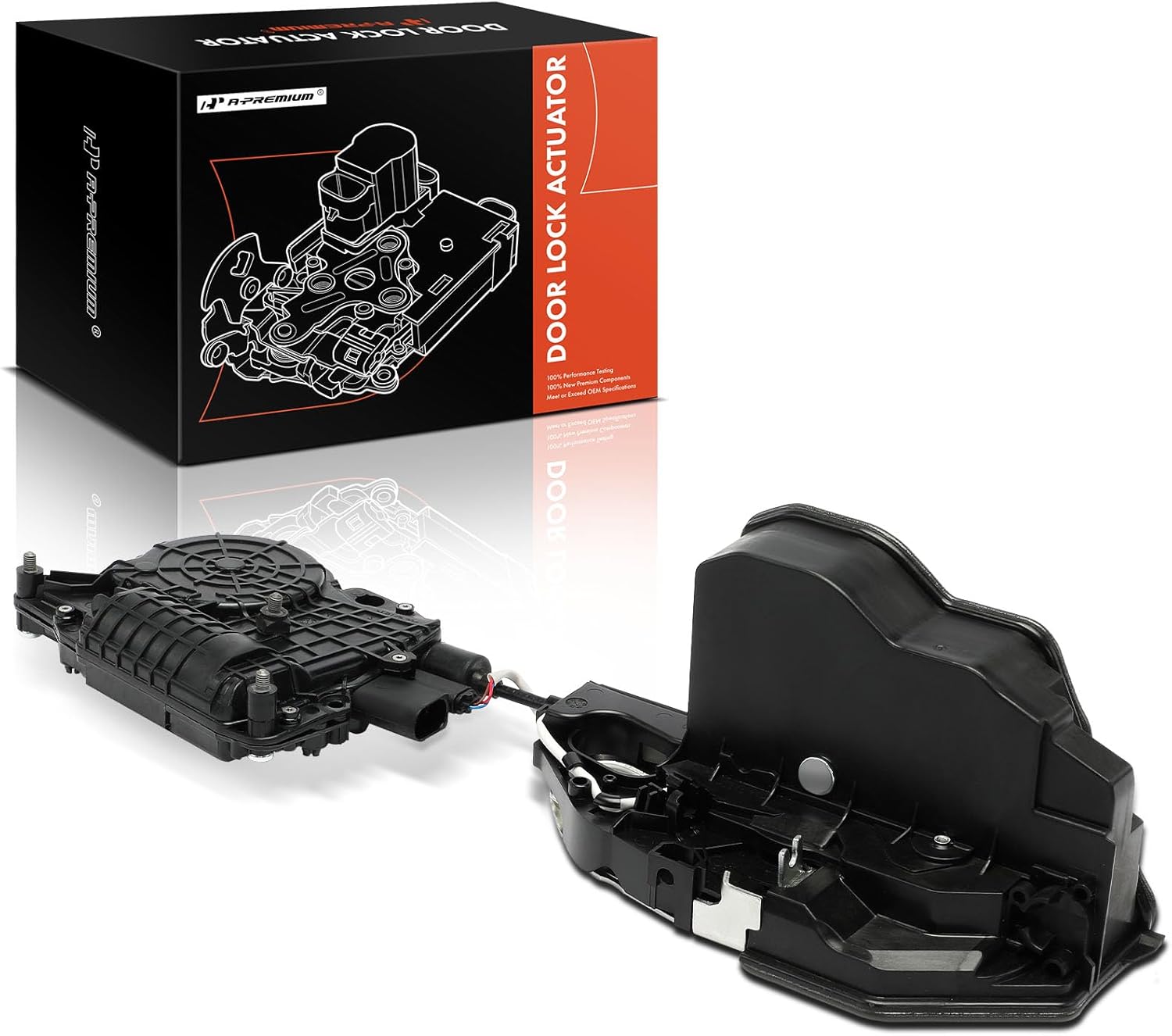 A-Premium Door Latch Lock Actuator Compatible with BMW X5 E70 2007-2012, X6 E71 2008-2014, Rear Left Driver Side, Replace# 51227315023