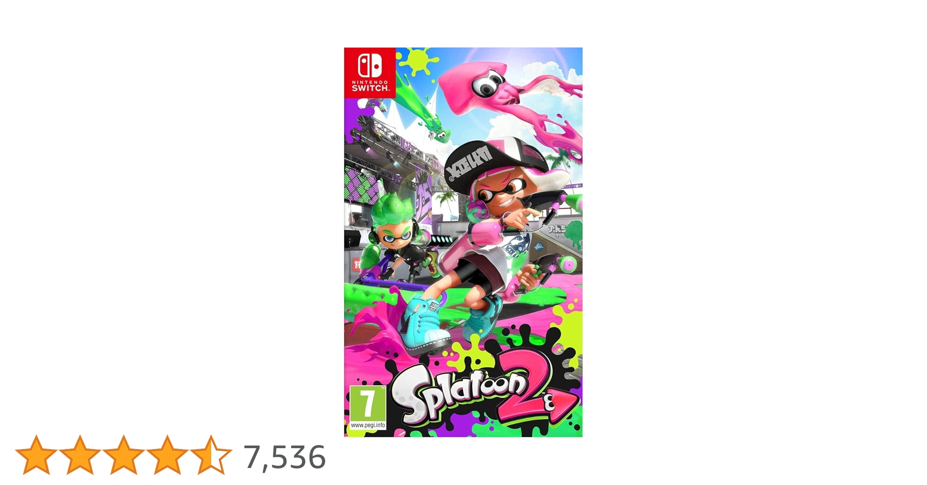 【セール品】Nintendo Switch Splatoon 2 エディション Nintendo Splatoon 2 (Switch) : Amazon.in: Video Games