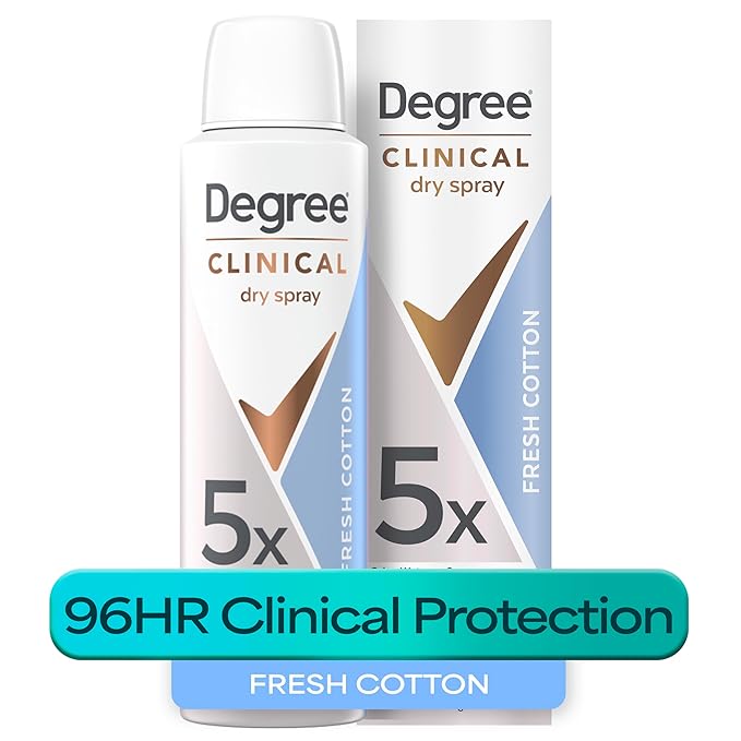 Degree Dry Spray Fresh Cotton 96h Antitranspirante 3.8oz miniatura 5