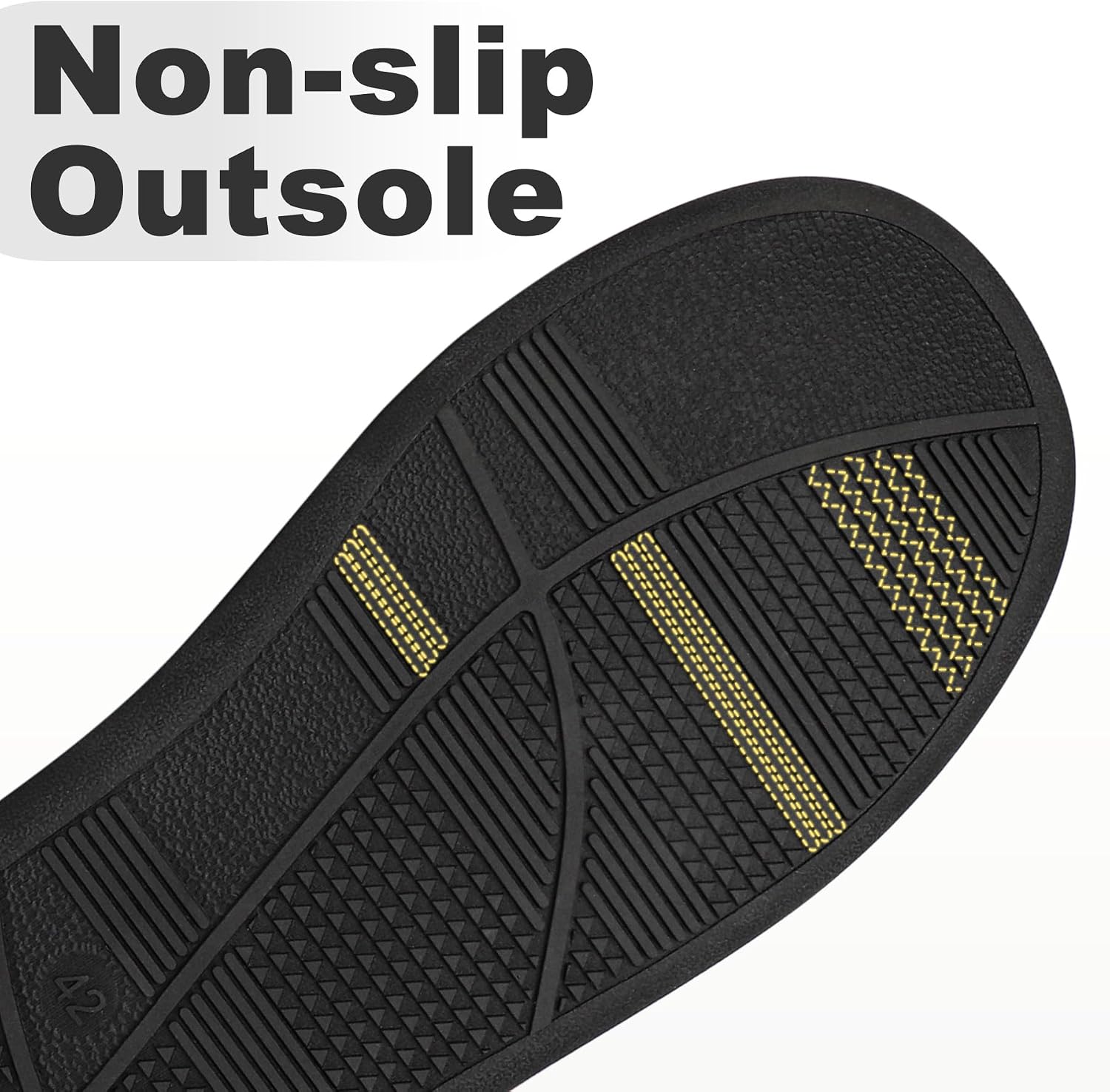 TIESTRA Men's Memory Foam Slippers,Comfortable Winter House Shoes with Warm Plush Lining,Felt Indoor Bedroom Slippers,Non Slip Home Slipper