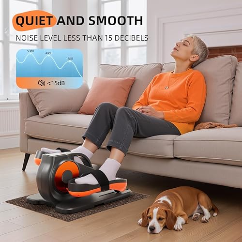 Miniatura 7 de Under Desk Elliptical Machine, Electric Ellipse Leg Exerciser with Remote,Suitable for Leg Exercises for Elderly People 12 Auto Modes &12 Adjustable