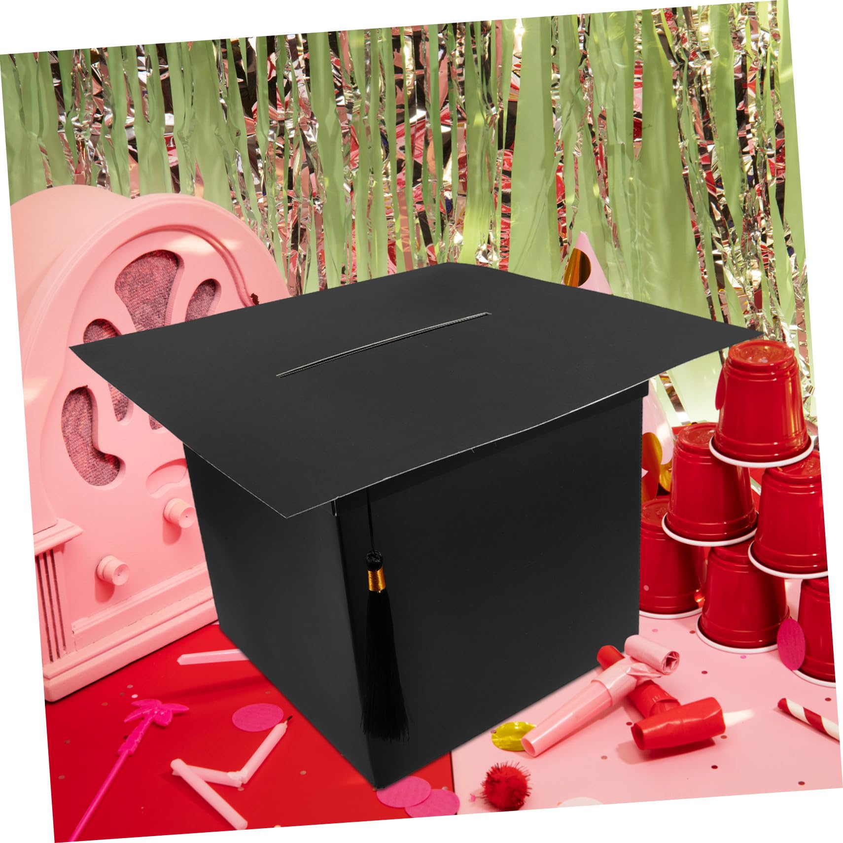 Amazon.com: LABRIMP Graduation Cap Card Holder Box 2025 Congrats Card Box  Grad Hat Cardboard Box For Party Wedding Reception Birthday Baby Shower  Raffle : Home & Kitchen