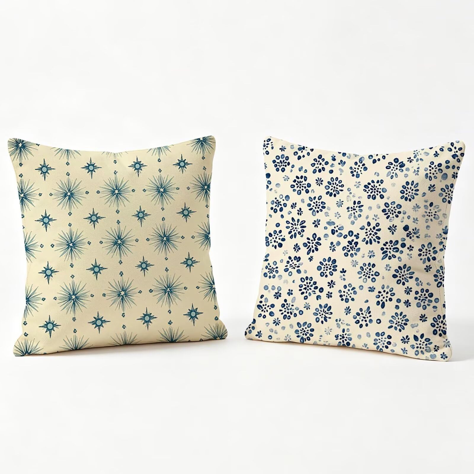 Housses de coussin 70x70 cm en velours lot de 2 grand format