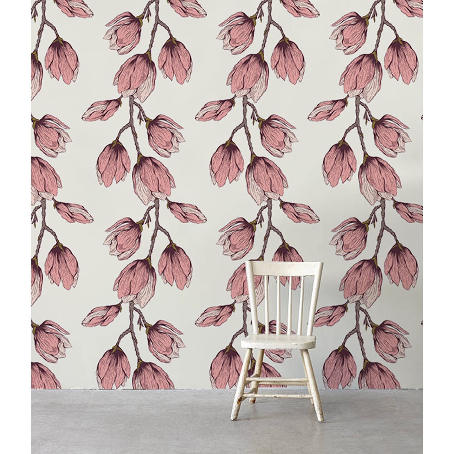 Papier Peint Floral Chambre Salon Cuisine Muralo Décoration Murale 290x290