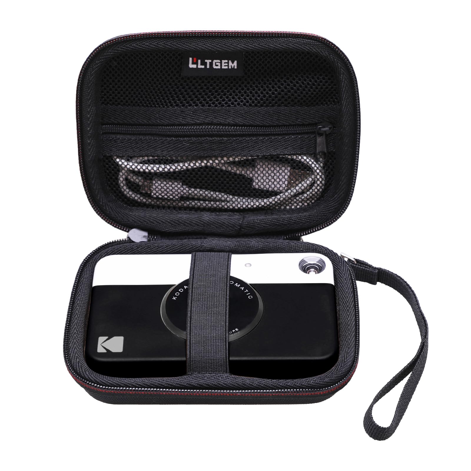 Photo 1 of LTGEM Case for KODAK Step Instant Smartphone Photo Printer, Compatible with KODAK Printomatic/EKTAR H35/EKTAR H35N Camera, Office Travel Carrying Storage Bag - Black(Case Only)