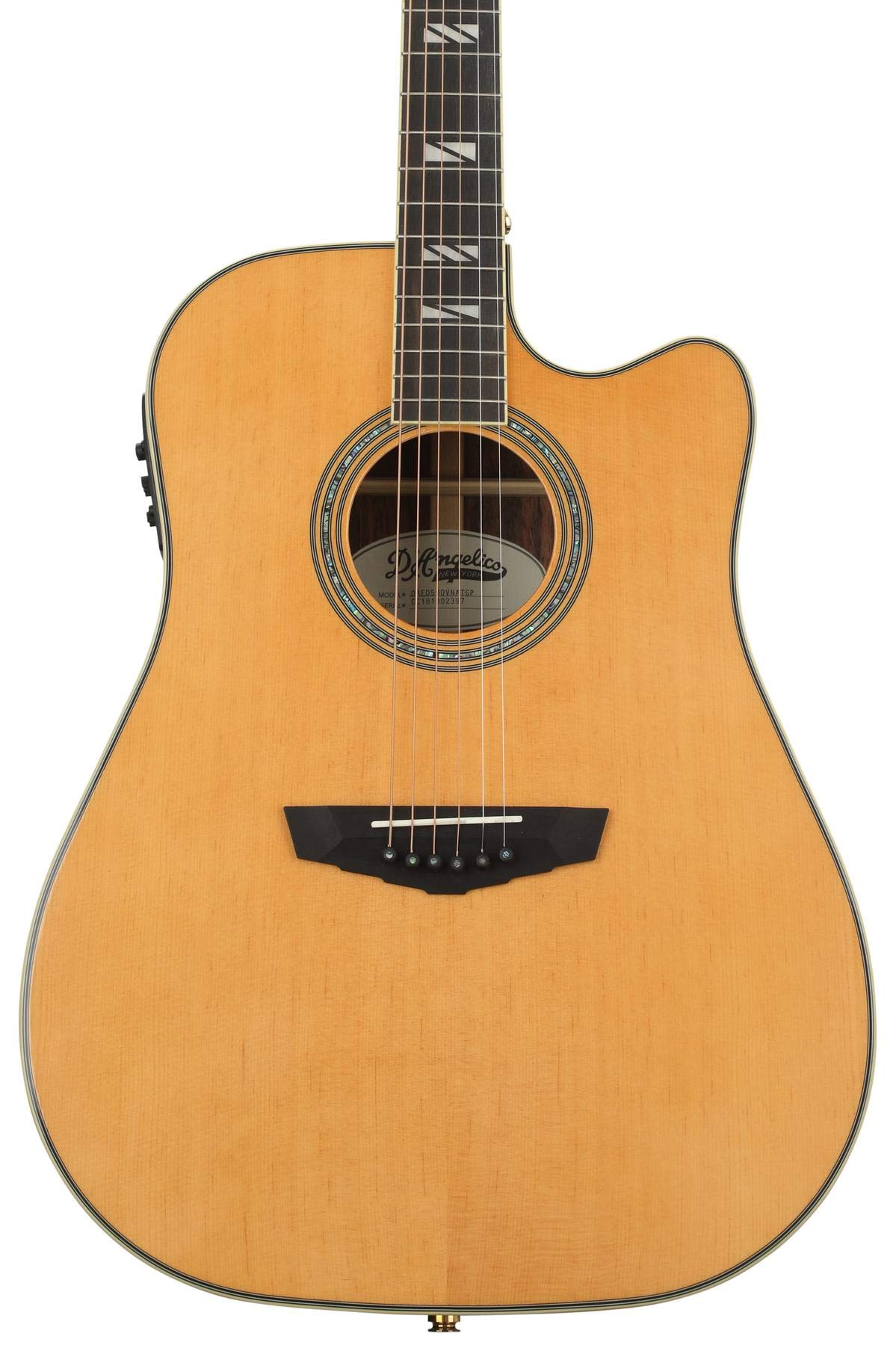 Amazon | D'Angelico Excel Bowery, Vintage Natural | エレアコギター
