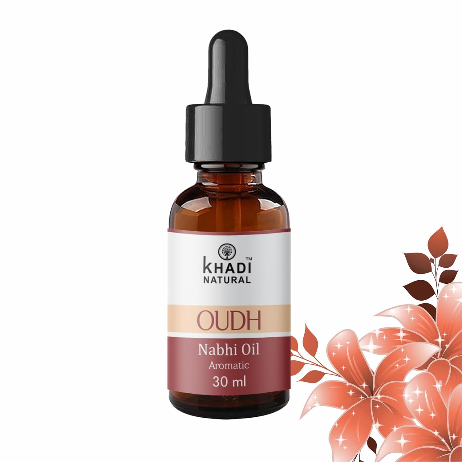 Buy Khadi Natural Oudh Belly Button Oil for Acne & Dark Spots (30ml
