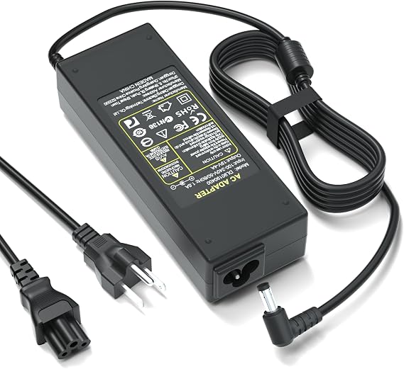 Power Supply Cord AC DC Charger for LG Monitor Power Cord