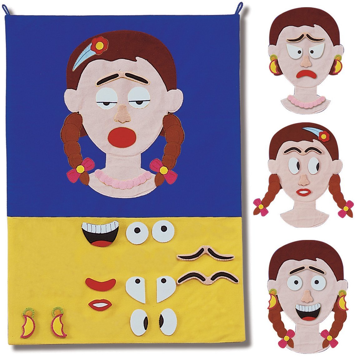 Miss Face Interactive Fabric Emotions Wall Chart