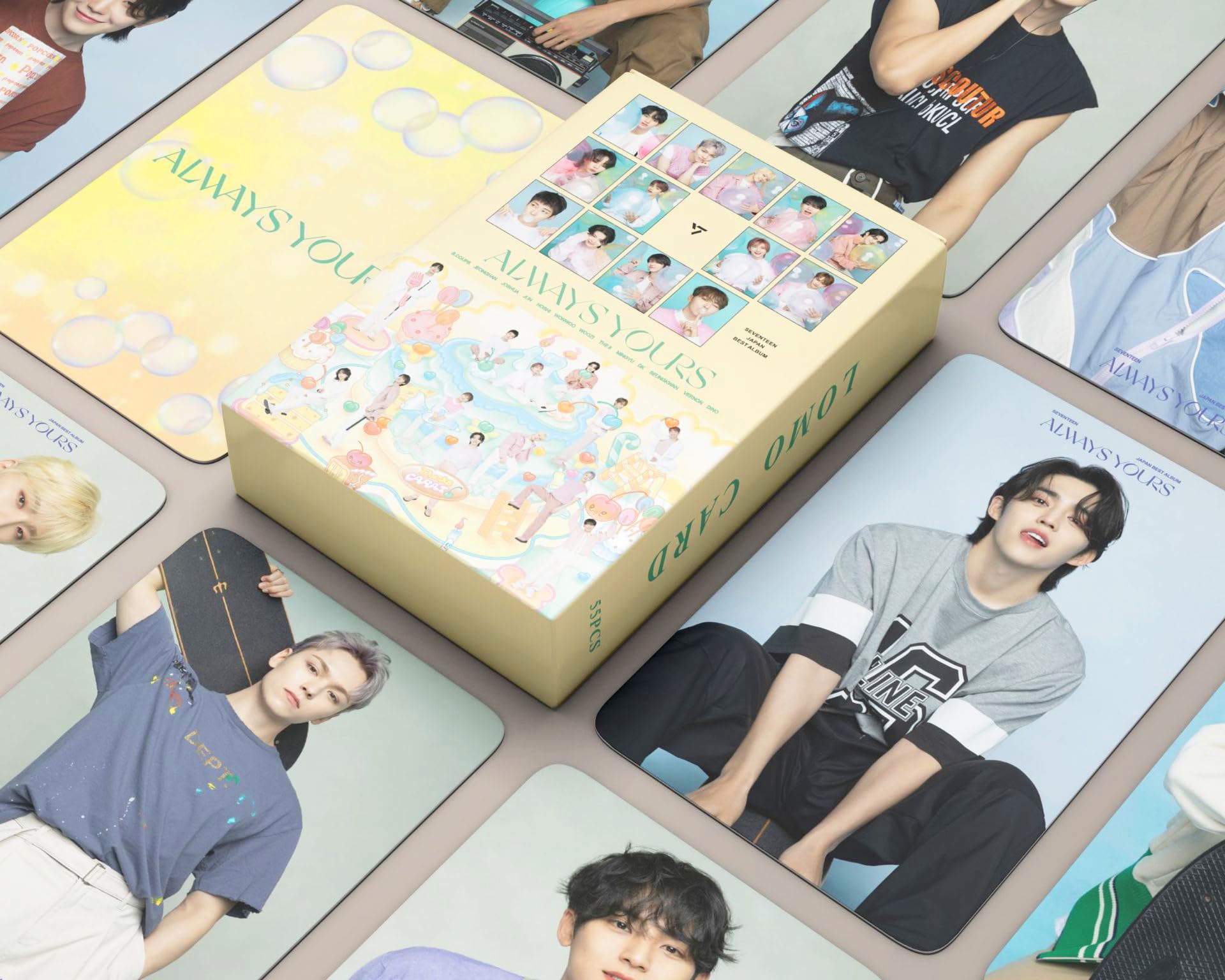 Amazon.com: Funwaretech Seventeen Photocards 55Pcs 2023 Seventeen