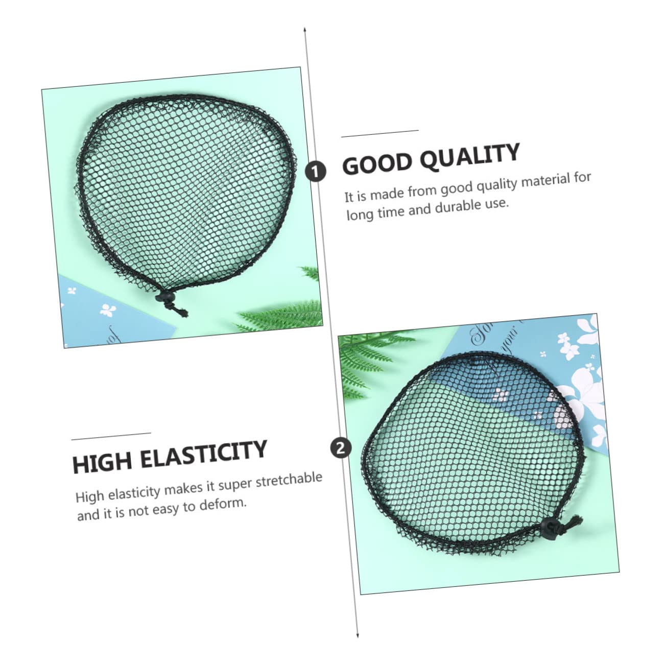 IWOWHERO Elastic Wig Cap Mesh Net Stocking Set Wig Caps Wig Net for Wig Styling 6x7 Square