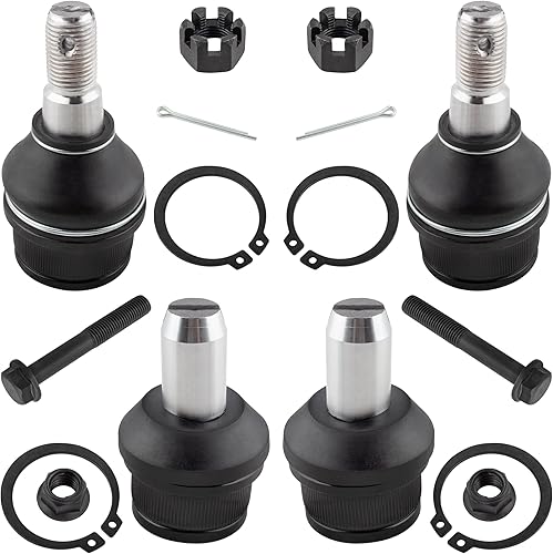 BOXI Juego de rótulas superior e inferior de suspensión delantera, 4 piezas para Ford Bronco II 1989-1990Explorer 1991-1994Ranger 1989-1997para