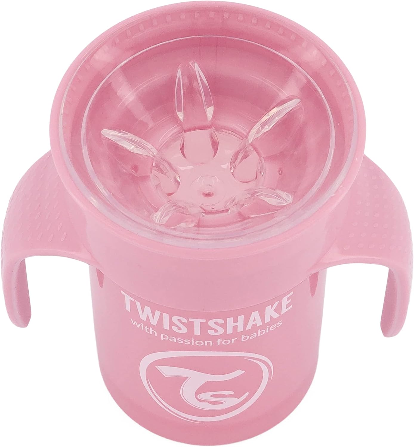Twistshake 360 Cup, Pink, Single Pack - Image 4