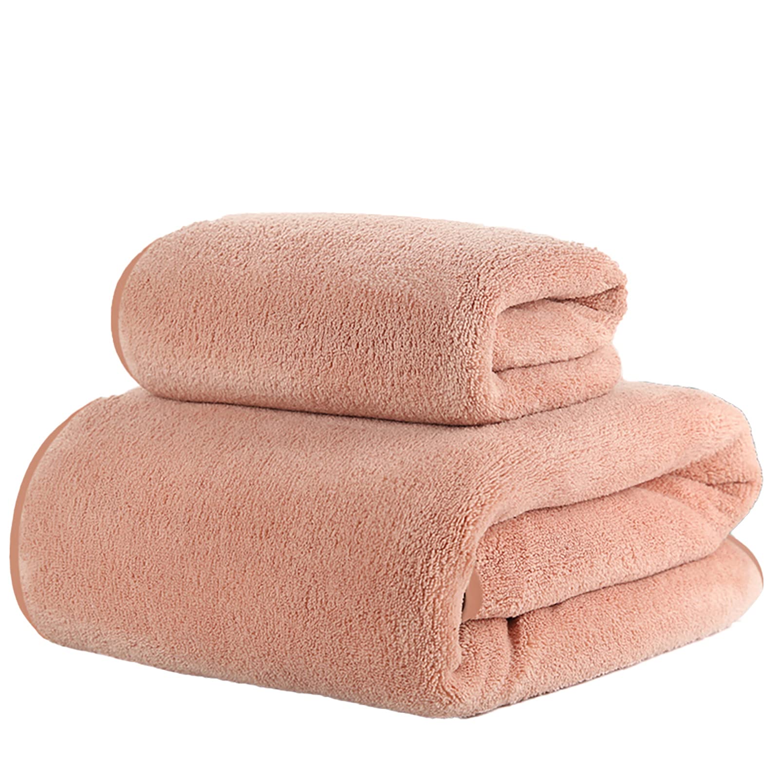 Serviette de douche ultra absorbante lot de 2 draps en polaire à séchage rapide