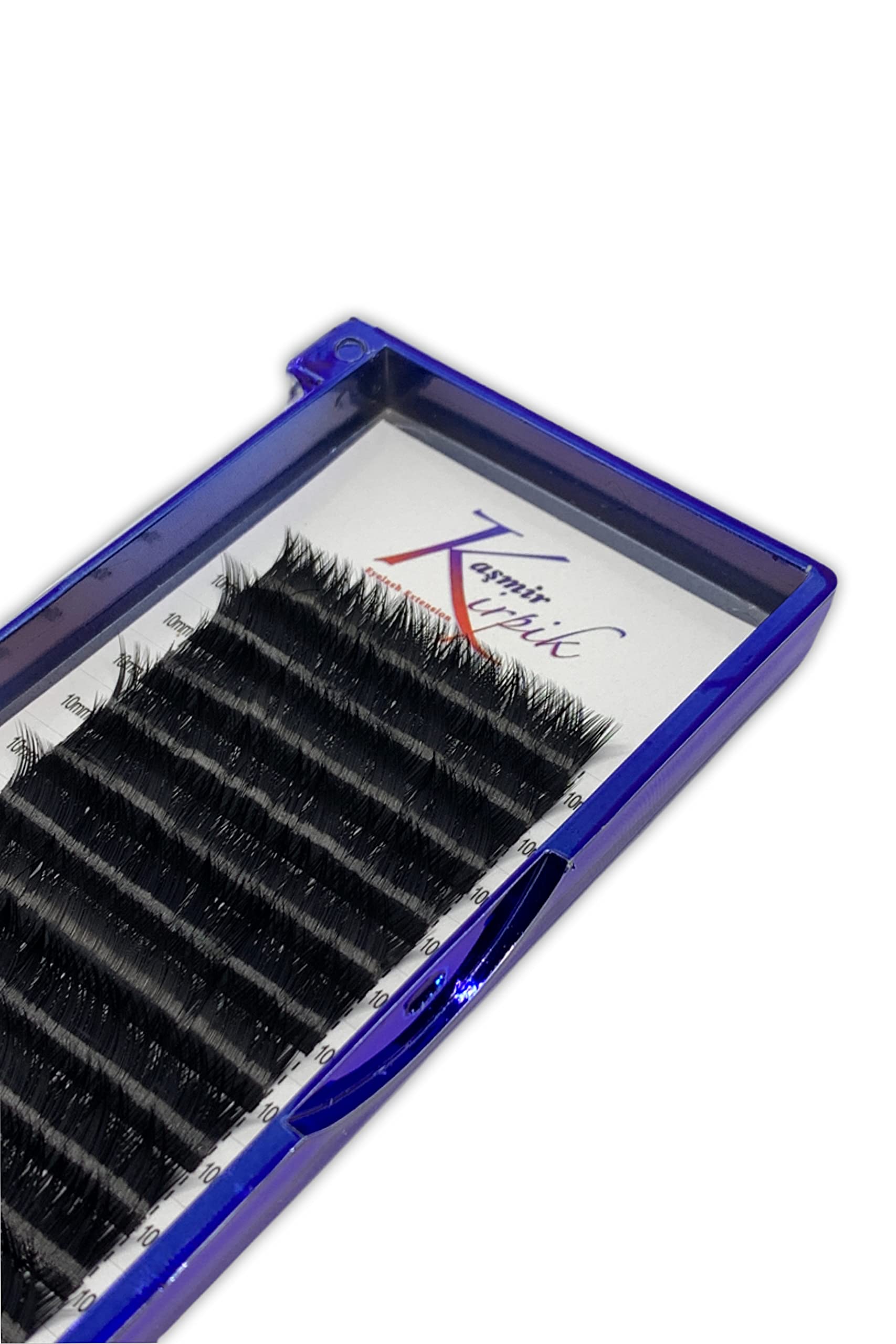 Kaşmir Kirpik V 0.07 mm C kıvrım 10 numara tek boy kutu