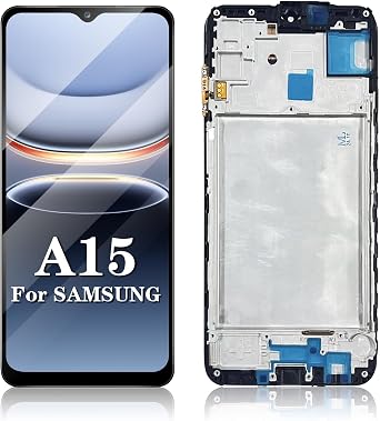 LMQ for Samsung Galaxy A15 5G Screen Replacement ,with Frame, Wholesale for Samsung A15 A156u A156m A156f s156vl A156w 6.6Inch LCD Display Touch Screen Digitizer Assembly No Repair Tools