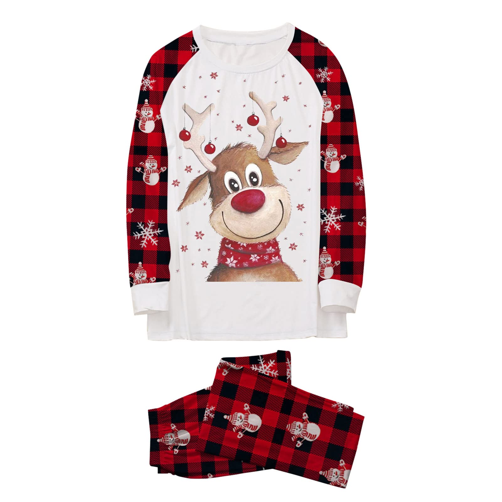 Family Matching Christmas Pajamas Set Bear Christmas Dad Pajamas